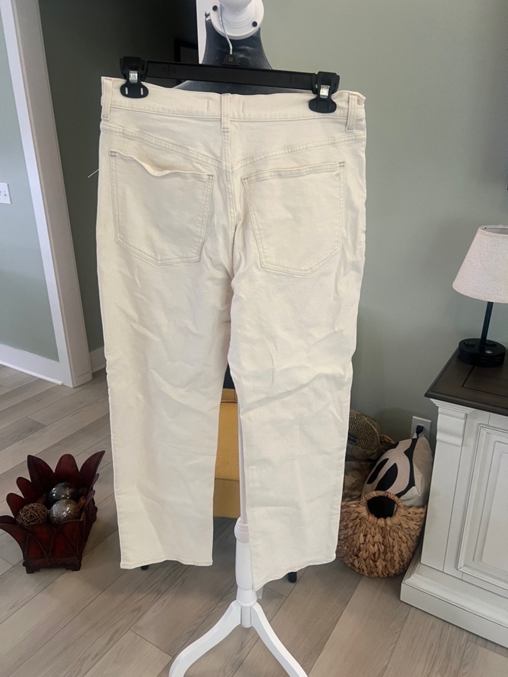Madewell White Straight-Leg Jeans - Picture 2 of 11